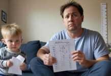 Is Your Child on Track? Understanding Developmental Delays Blurry room, worried dad, toddler toys.