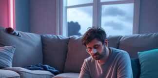 Speech and Language Milestones: A Parent’s Guide Chaotic parenting scene with flashcards, coffee, and toy.