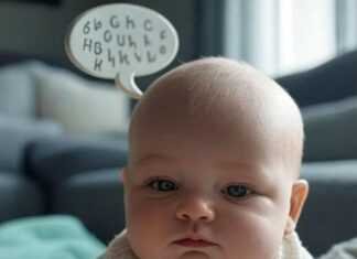 When Do Babies Start Talking? A Month-by-Month Guide for New Parents Baby babbling with mug, pacifier.