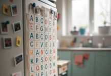 Encouraging Early Language Development in Toddlers Cozy kitchen, toddler learning, playful chaos.