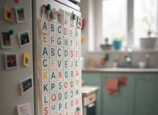 Encouraging Early Language Development in Toddlers Cozy kitchen, toddler learning, playful chaos.
