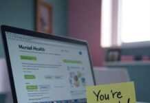 Supporting Your Child’s Mental Health: A Parent’s Guide My desk, where I try to sort out this mental health stuff while pretending I’m organized.