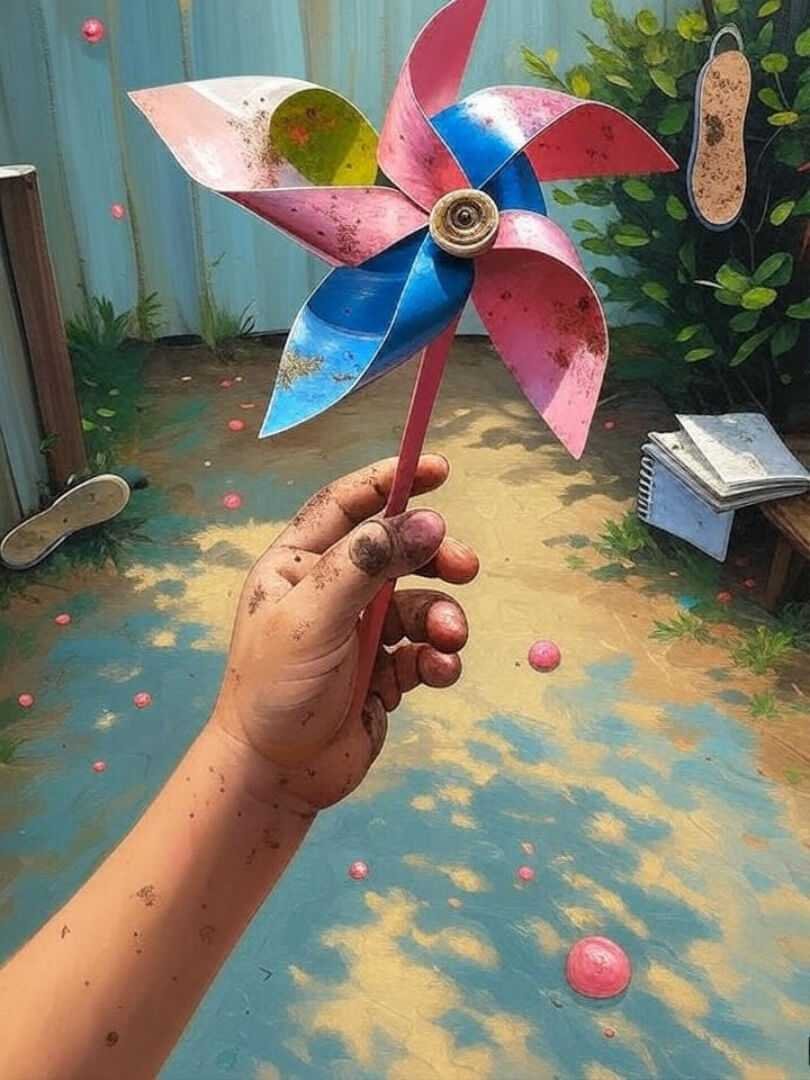 Mindfulness Kids: Pinwheel Joy in Backyard Bliss Mindfulness Kids: Pinwheel Joy in Backyard Bliss