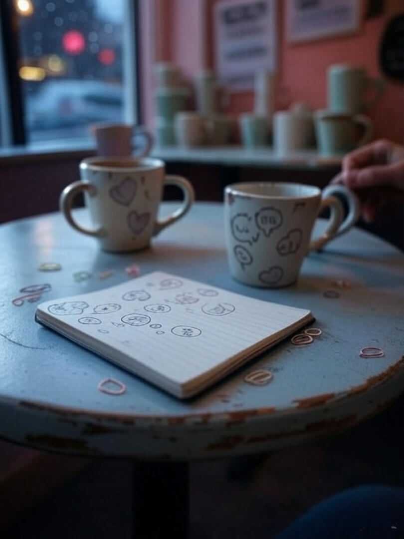 Encouraging Open Conversations Coffee Shop Scene Encouraging Open Conversations Coffee Shop Scene