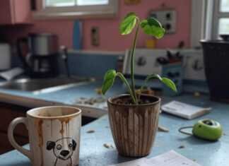 Self-Care Strategies for Busy Parents Messy Kitchen Chaos: Parent Life Snapshot