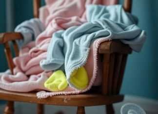 Breastfeeding vs. Formula: My Chaotic, Honest Take on Choosing for Your Baby Chaotic nursery corner, clothes pile, tangled pump, powder bottle, bright mitten.