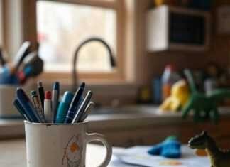 Mindfulness Practices to Reduce Parental Stress My kitchen mess, where I hunt for calm.