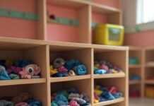Finding Quality Childcare: What to Look For Messy Daycare Cubby with Crayon and Googly Eye