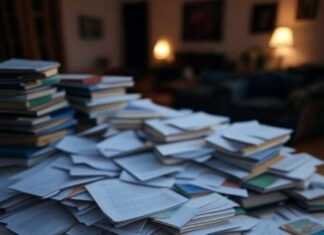 Setting Boundaries Between Work and Home Life My blurry mess where work crashes into home life.