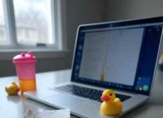 Prioritizing Tasks: Managing Family and Career Demands Messy Kitchen Chaos: To-Do List and Rubber Duck