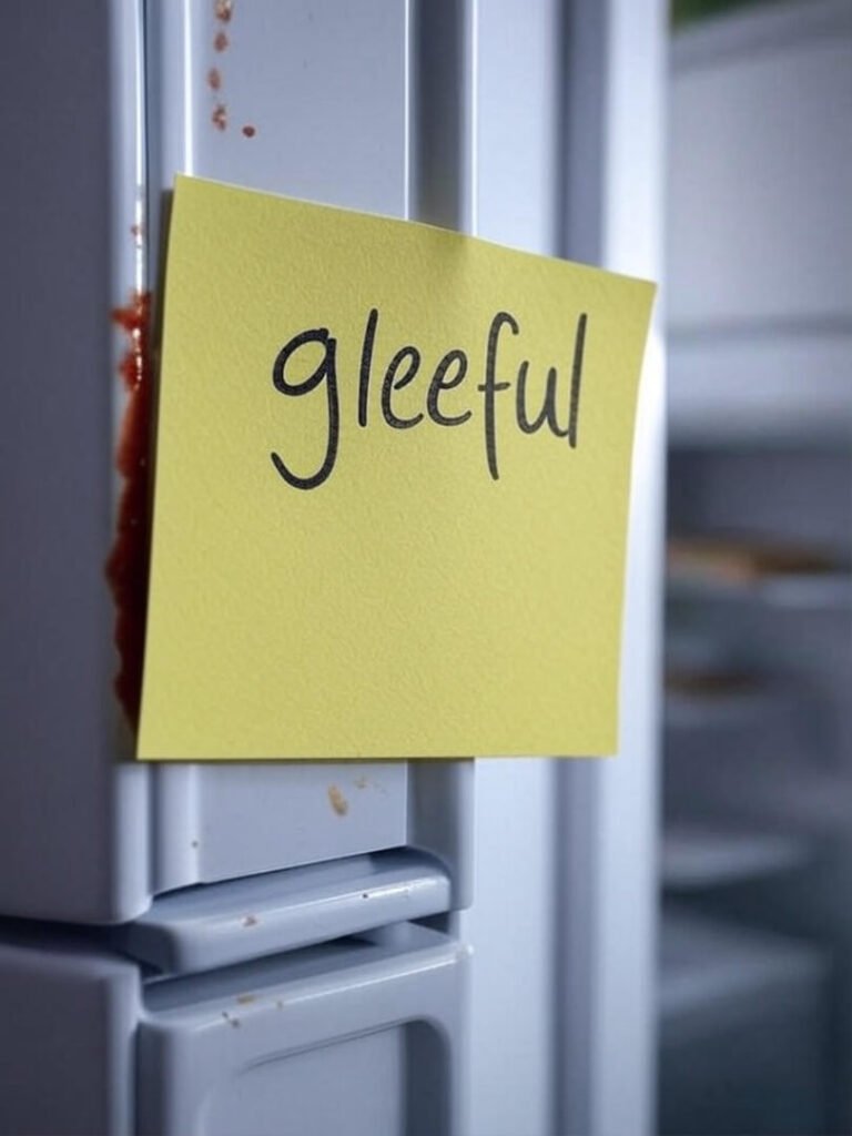 My fridge is now a vocab battleground.