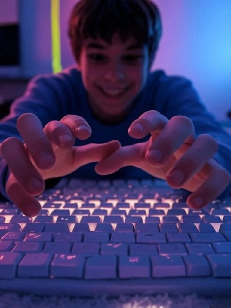 Teen Hands, Mean Comments, Wry Keyboard Glow