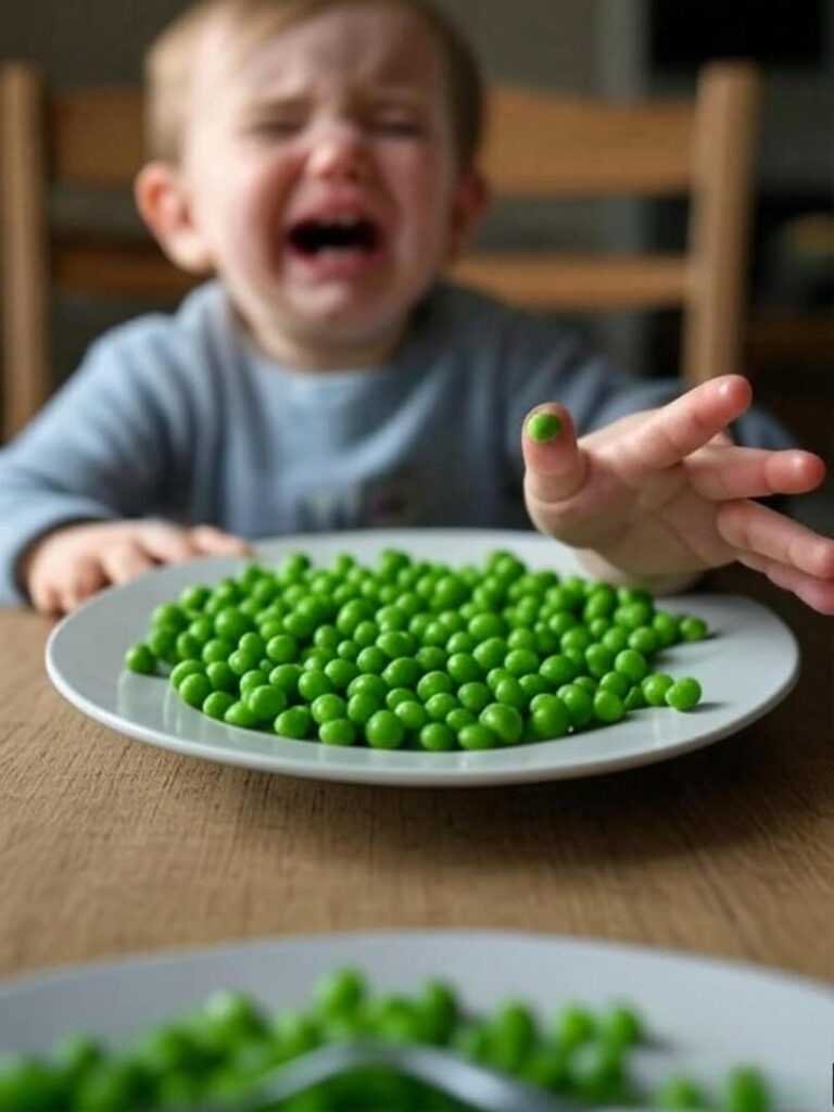 Picky Eater Reject: Pea Push Drama