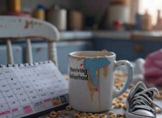 Chaotic Family Schedule: Messy Table Snapshot