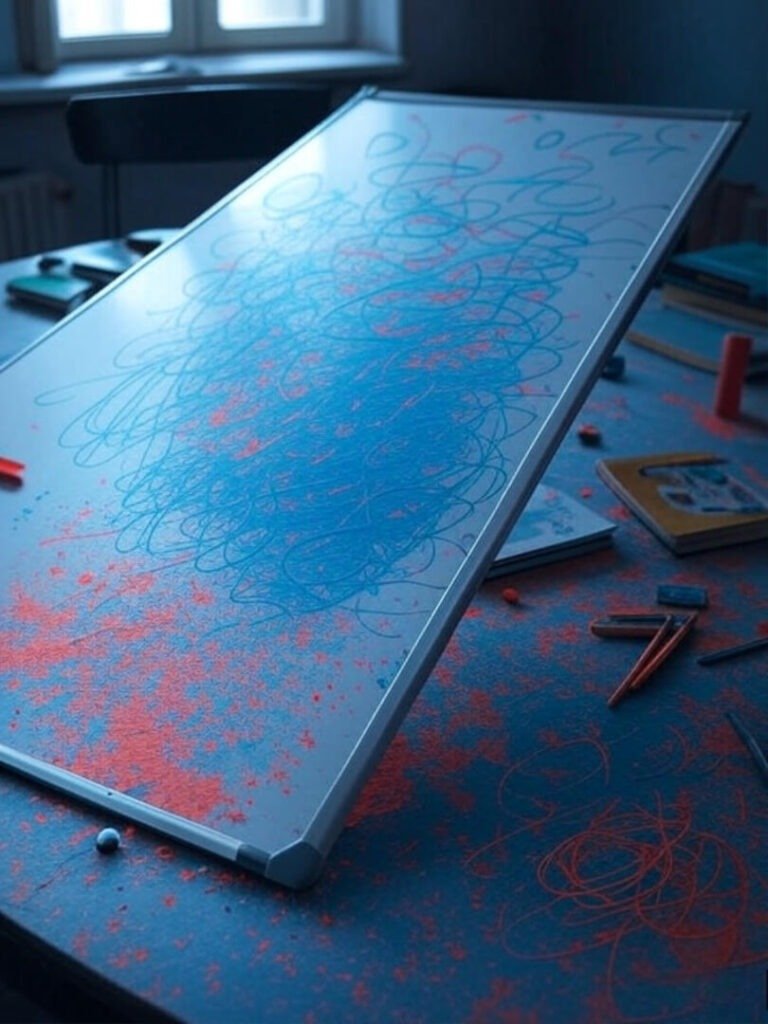 Support Child’s Learning: Artistic Whiteboard Chaos