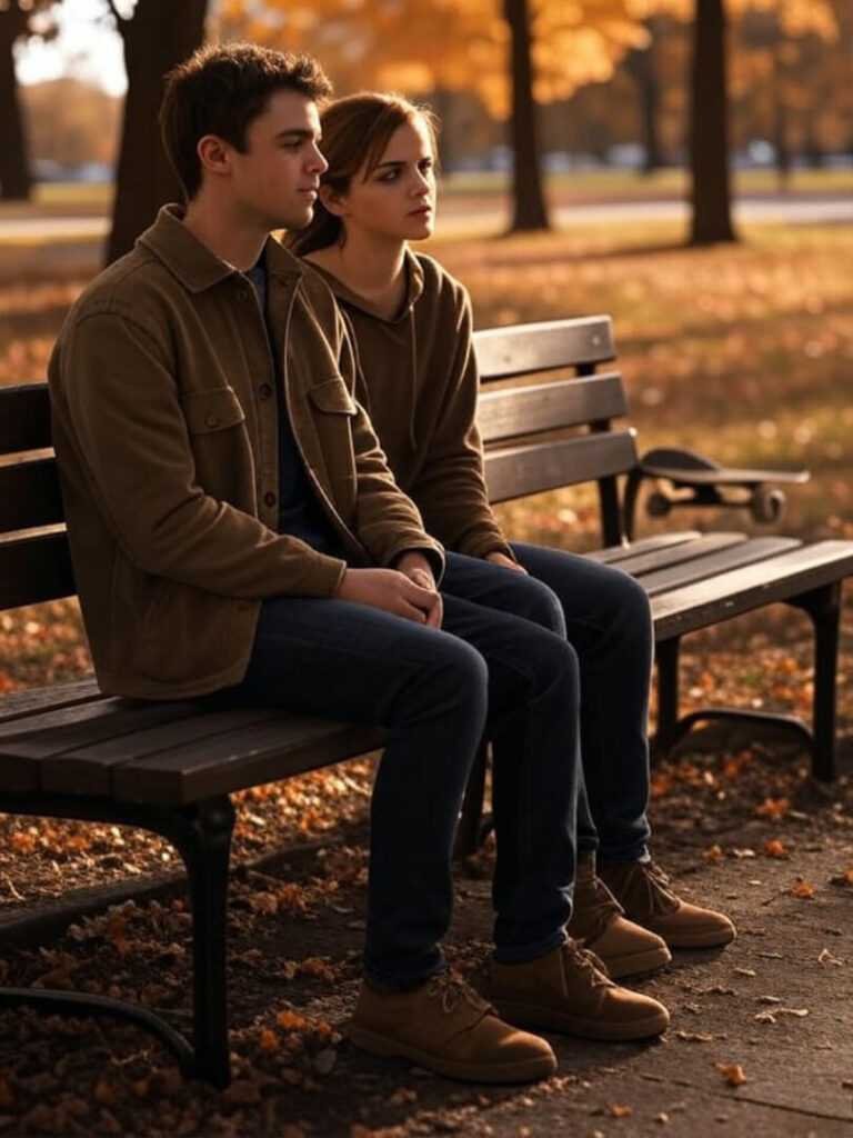 Me and Emma, tryna talk mental health without it being weird.