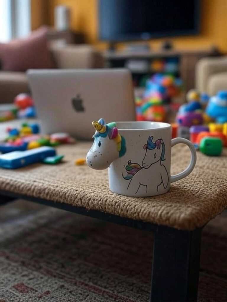 Where I try to work and parent without losing it.