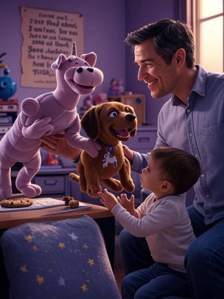 Blurry Speech Therapy: Leo, Puppet, Purple Vibes