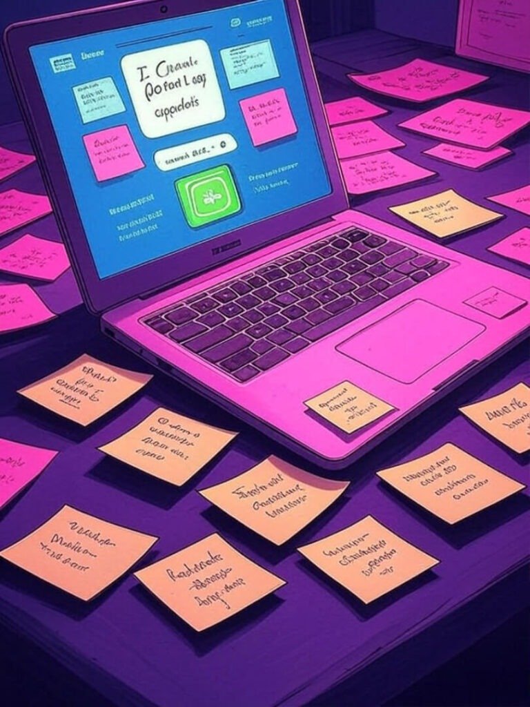 Support Child’s Learning: Tired Laptop Struggle