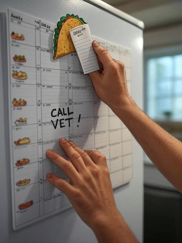 Fridge Panic: Smudged Vet Call Chaos