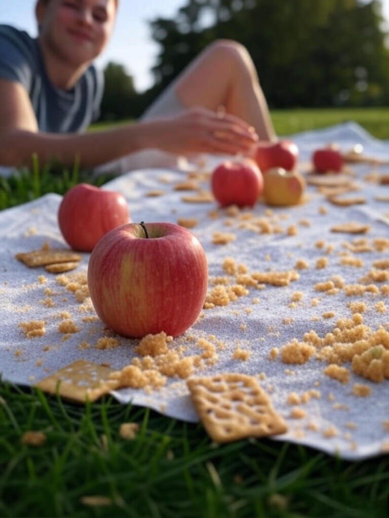 Crumbly picnic hope shot.