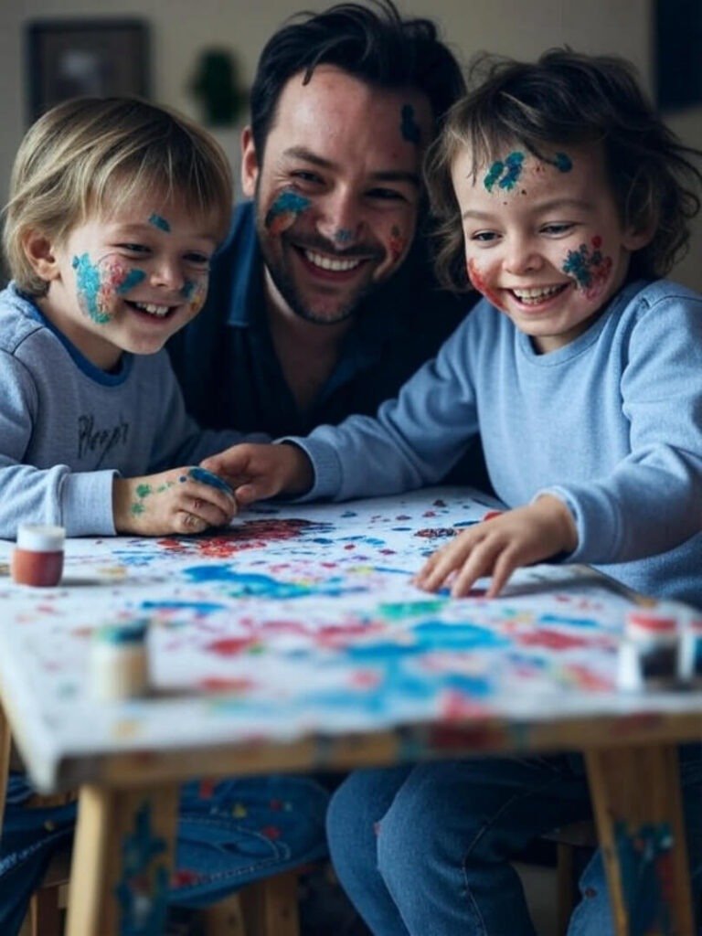 Crafting with kids: we’re a disaster, and I’m cool with it.