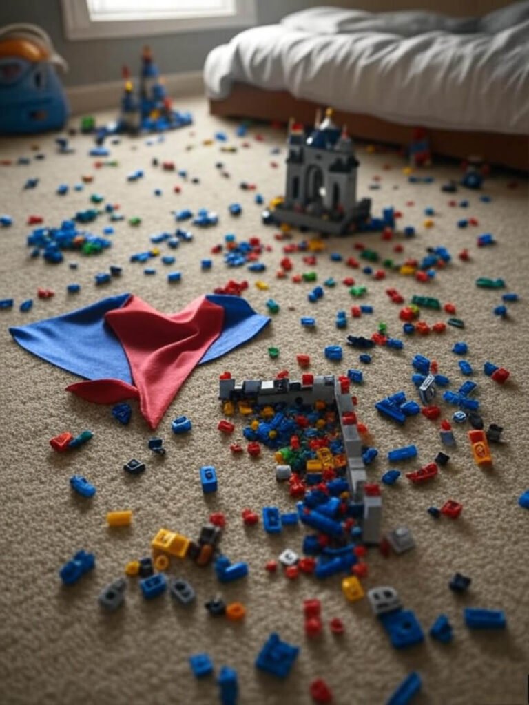 Messy Bedroom Lego Castle Fun Chaos