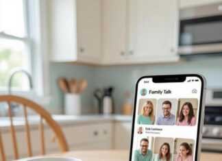 Messy Kitchen Table Family Chat Snapshot