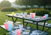 Building Social Skills Through Group Activities Chaotic Picnic Table with Googly Eye Fun