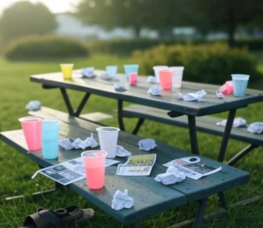 Building Social Skills Through Group Activities Chaotic Picnic Table with Googly Eye Fun