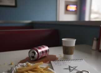 Building a Support System: You’re Not Alone A messy diner table with fries, soda, and a notebook.