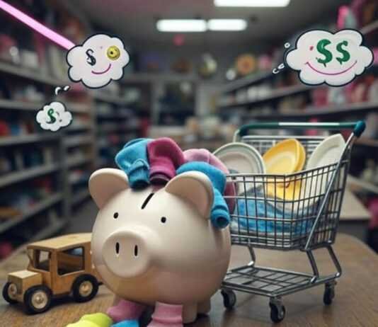 Budget-Friendly Parenting: Saving Money Without Sacrificing Quality Thrifty Parenting: Socks, Toy Car, Mismatched Plates