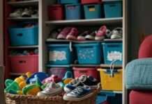 Organizing Your Home: Storage Solutions for Families My living room: half-organized, half-disaster, all us.