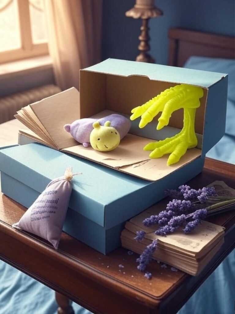 Cozy Bedroom Box with Dino Foot Twist